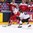 COLOGNE, GERMANY - MAY 12: Denmark's Nikolaj Ehlers #24 makes a backhand pass while Germany's Yasin Ehliz #42 defends during preliminary round action at the 2017 IIHF Ice Hockey World Championship. (Photo by Andre Ringuette/HHOF-IIHF Images)

